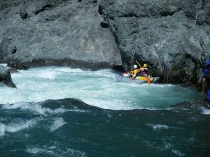 Hugh Cannard- helicopter trip in New Zealand- Where the Culebra rescues the Kayakers