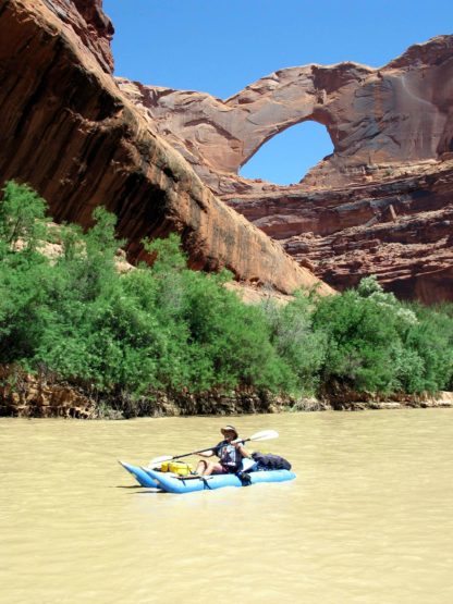 Pack Cat on The Escalante at 650 cfs!