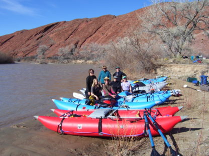 Catwomen use Cutthroat 1 and Cutthroat 2 on one of many women only trips down the San Juan River- Utah