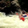 Wide Cutthroat 2 - high water Mud Slide Rapid - Piedra River, Colorado