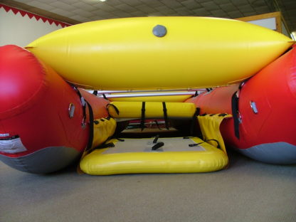 Detail of Drop down inflatable Drop stitch floor - king county Motorized Rescue Culebra