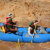 Culebra Grande skirts th hole in Crystal Rapid- Grand Canyon