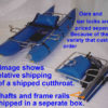 Cutthroat 1 / Cutthroat 2 rolled up ready for shipping