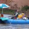 Culebra Grande rigged for relaxation- san Juan River Utah