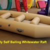 Dragonfly self bailing whitewater raft