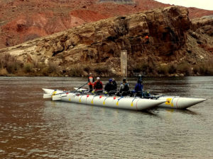 Extra long cataraft attempts to break the Grand Canyon Speed Record